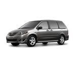 Eva коврики для Mazda MPV II (LW) правый руль компактвэн рестайлинг (2003-2006)
