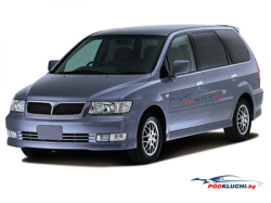 Eva коврики для Mitsubishi Chariot Grandis правый руль 5 мест (1997-2003)